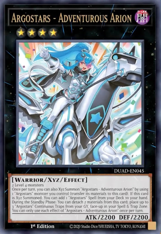 Argostars - Adventurous Arion 1st Edition DUAD (Ultra Rare) EU English