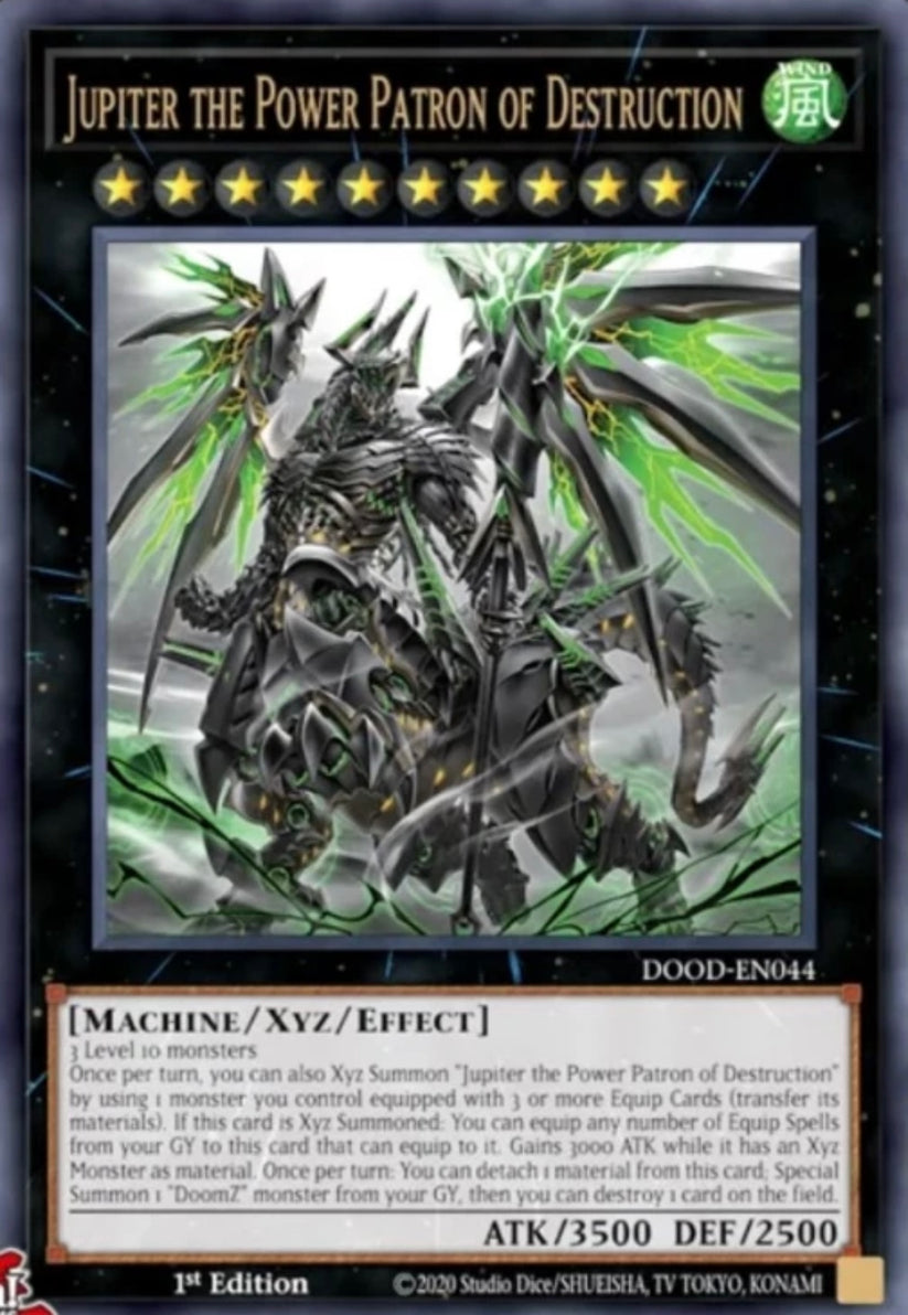 Jupiter the Power Patron of Destruction 1st Edition DOOD (Starlight Rare) EU English