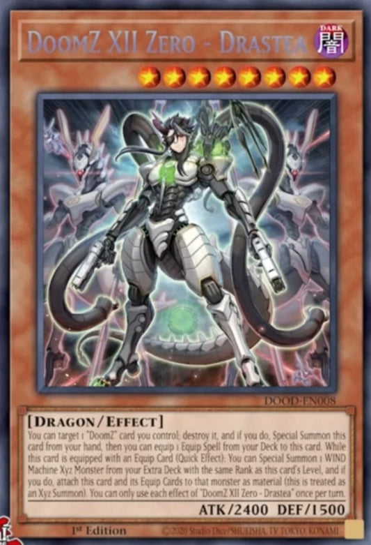 DoomZ XII Zero - Drastea 1st Edition DOOD (Starlight Rare) EU English