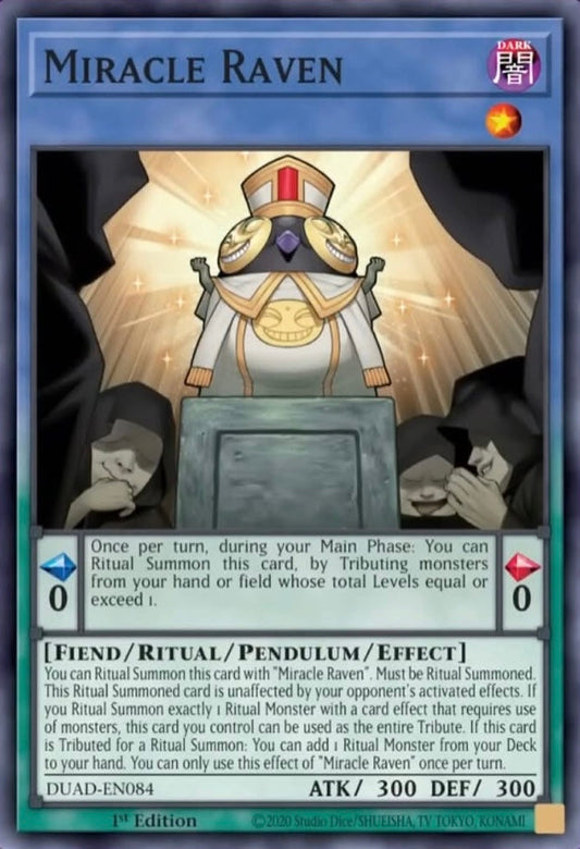 Miracle Raven 1st Edition DUAD (Common) EU English