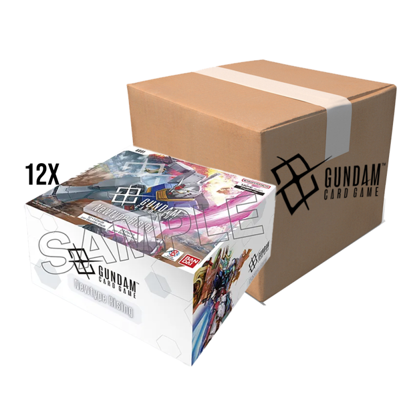 Gundam Card Game GD-01 Newtype Rising Sealed Case (12x Booster Boxes) – Evolution TCG