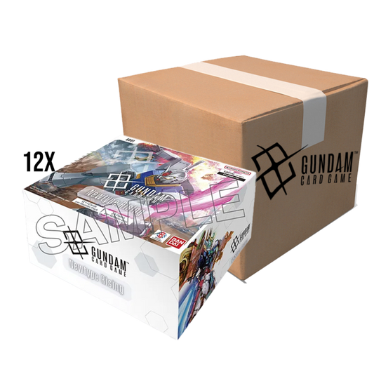 Gundam Card Game GD-01 Newtype Rising Sealed Case (12x Booster Boxes) English