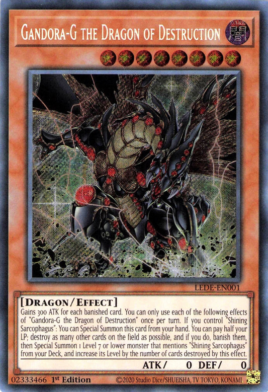 Gandora-G the Dragon of Destruction LEDE Secret Rare EU English