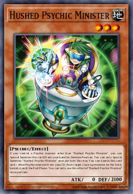 Hushed Psychic Minister 1st Edition DUAD (Common) EU English