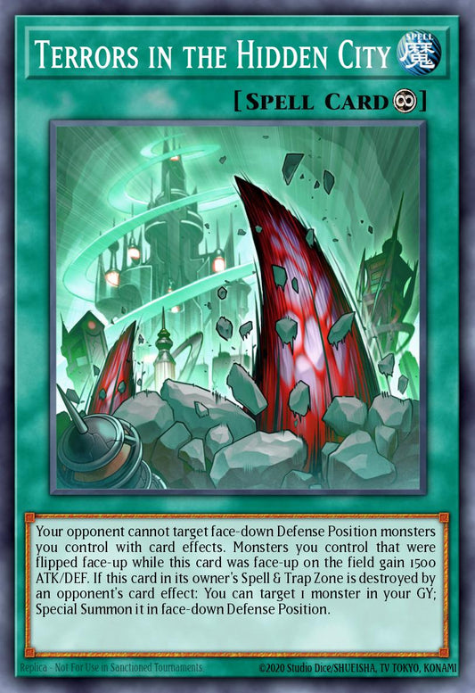 Terrors in the Hidden City 1st Edition PHRE (Rare) EU English