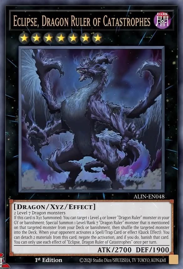 Eclipse, Dragon Rule of Catastrophes 1st Edition ALIN (Ultra Rare) EU English