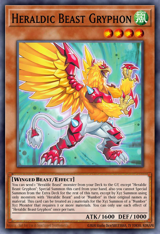 Heraldic Beast Gryphon 1st Edition ALIN (Super Rare) EU English