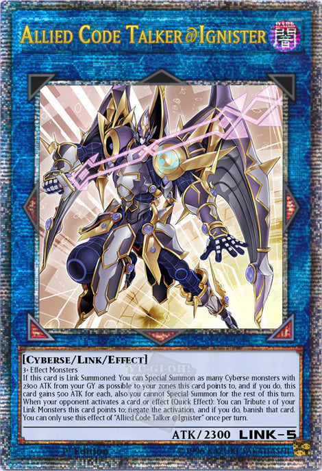 Allied Code Talker @Ignister 1st Edition ALIN (Quarter Century Secret Rare) EU English