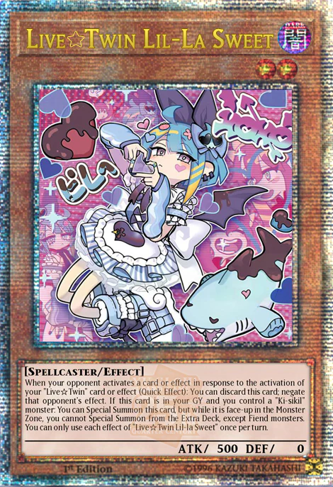 Live?Twin Lil-la Sweet 1st Edition ALIN (Quarter Century Secret Rare) EU English