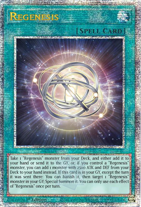 Regenesis 1st Edition ALIN (Quarter Century Secret Rare) EU English