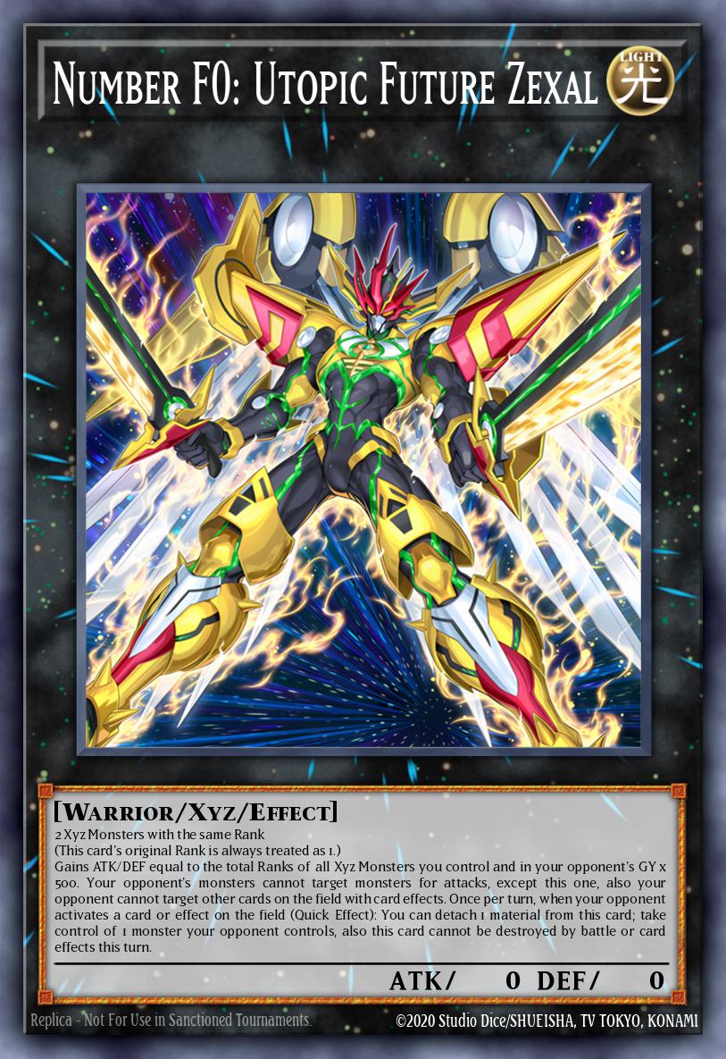 Number F0: Utopic Future Zexal 1st Edition DUAD (Ultra Rare) EU English