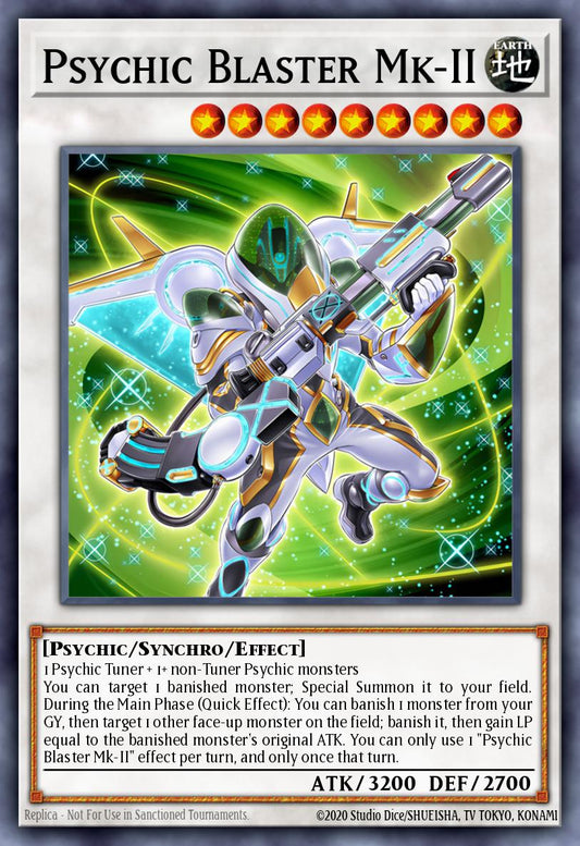 Psychic Blaster Mk-II 1st Edition DUAD (Super Rare) EU English