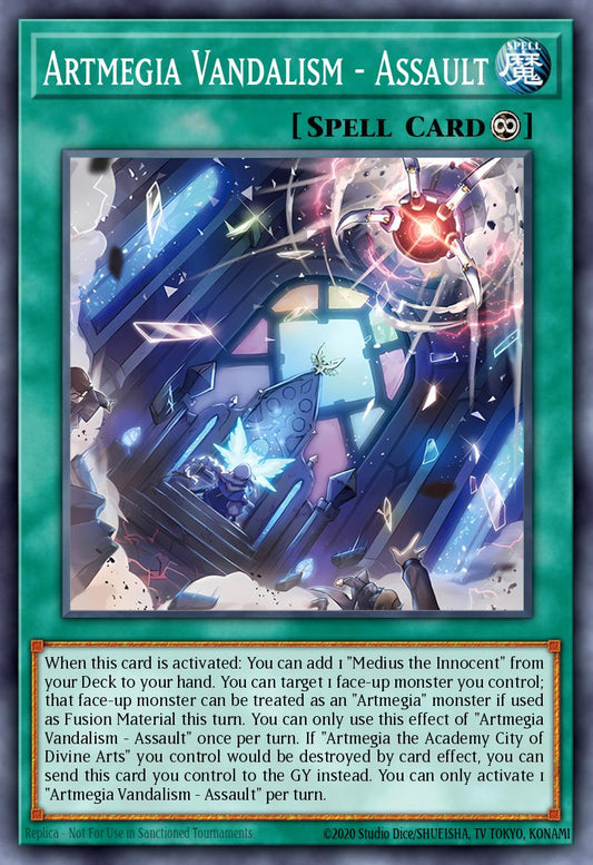 Artmage Vandalism -Assault 1st Edition DUAD (Common) EU English