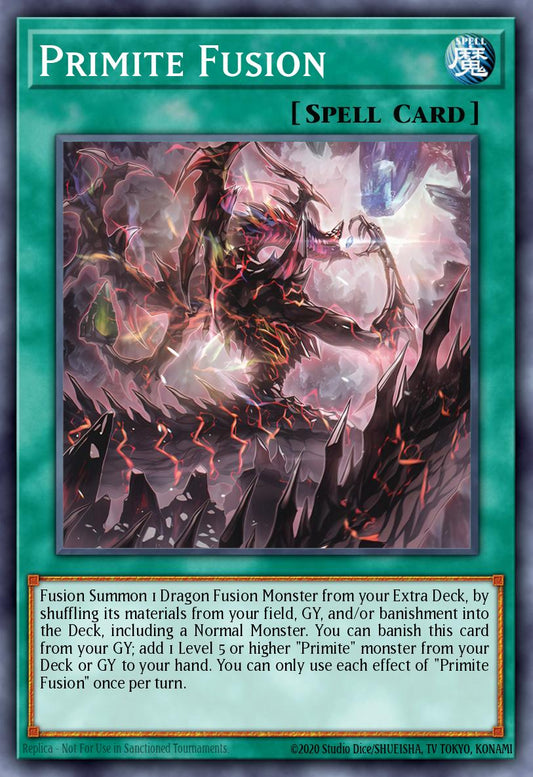 Primite Fusion 1st Edition DUAD (Super Rare) EU English