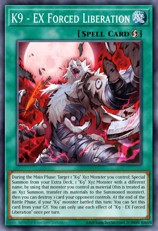 K9-X Forced Release 1st Edition JUSH (Super Rare) EU English