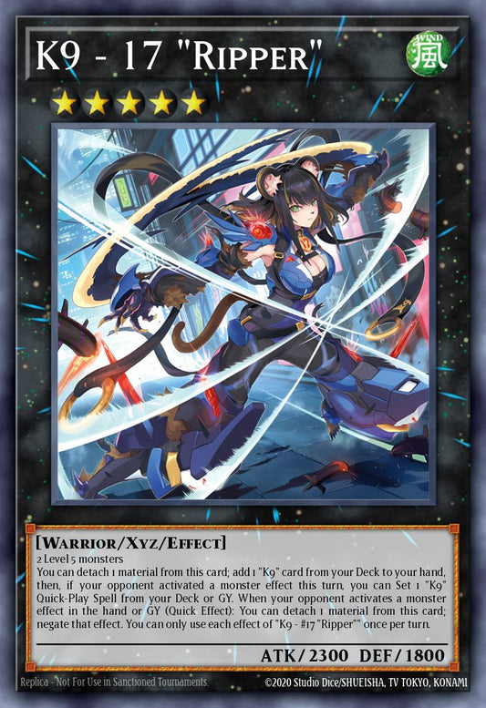 K9-17 “Ripper” 1st Edition JUSH (Rare) EU English