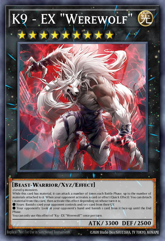 K9-X “Werewolf” 1st Edition JUSH (Rare) EU English