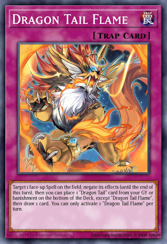 Dracotail Flame 1st Edition JUSH (Super Rare) EU English
