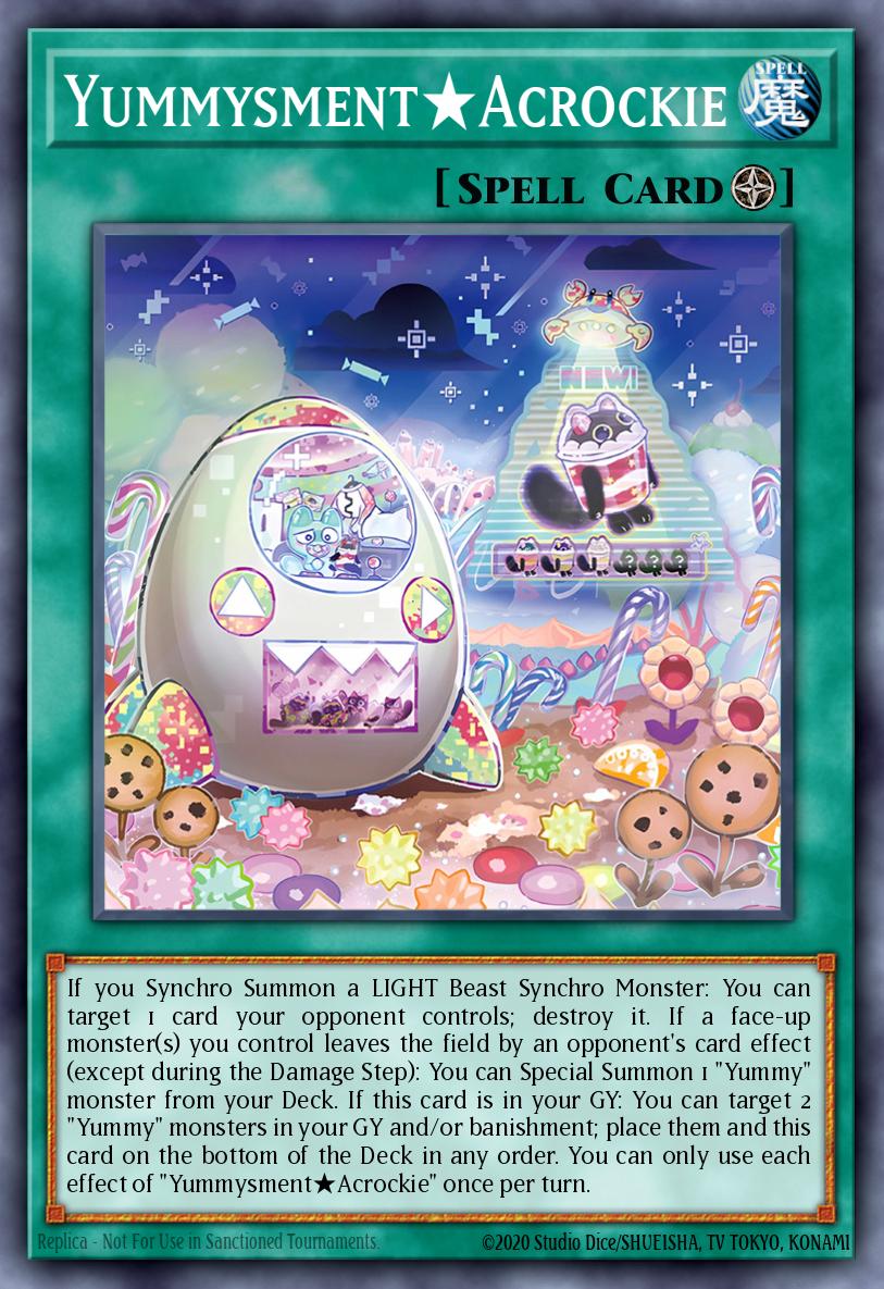 Yummyusment☆Acroquey 1st Edition JUSH (Super Rare) EU English
