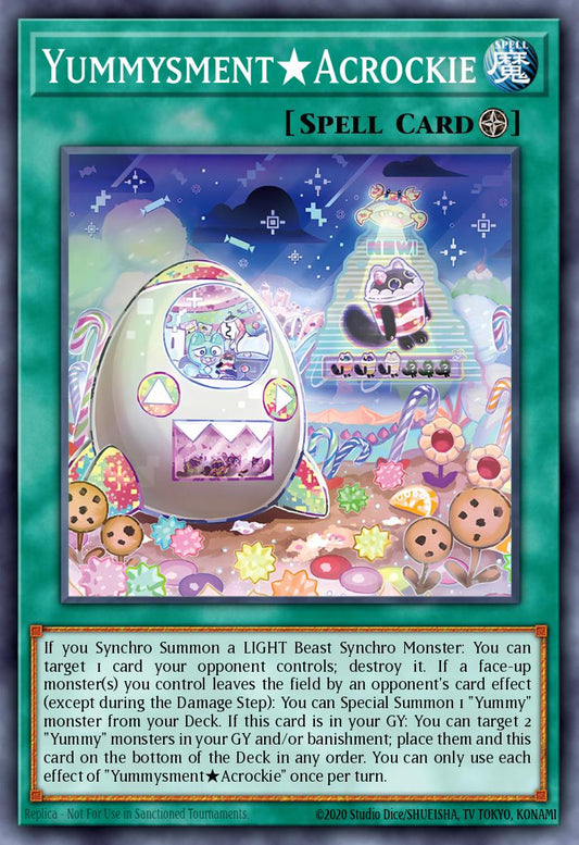 Yummyusment☆Acroquey 1st Edition JUSH (Super Rare) EU English