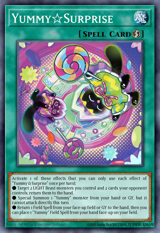 Yummy☆Surprise 1st Edition JUSH (Super Rare) EU English