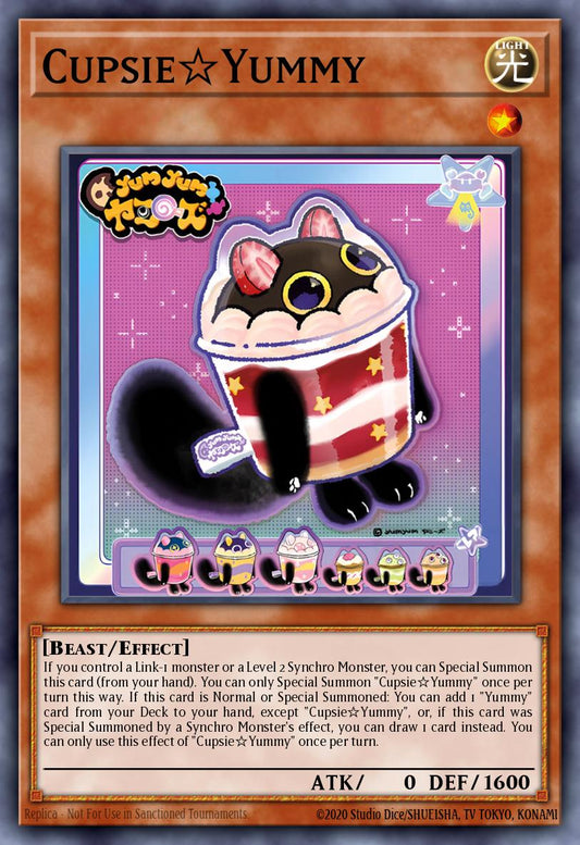 Cupsy☆Yummy 1st Edition JUSH (Starlight Rare) EU English