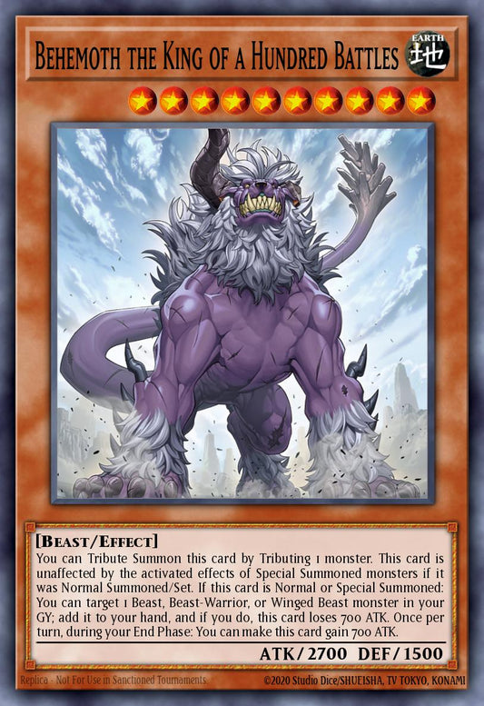 Behemoth The King Of A Hundred Battles 1st Edition JUSH (Rare) EU English