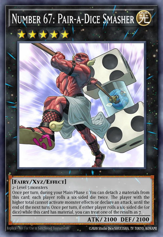 Number 67: Pair-A-Dice Smasher 1st Edition JUSH (Super Rare) EU English