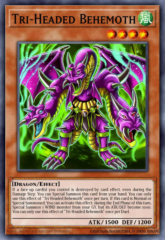 Triple-Headed Behemoth 1st Edition DOOD (Common) EU English