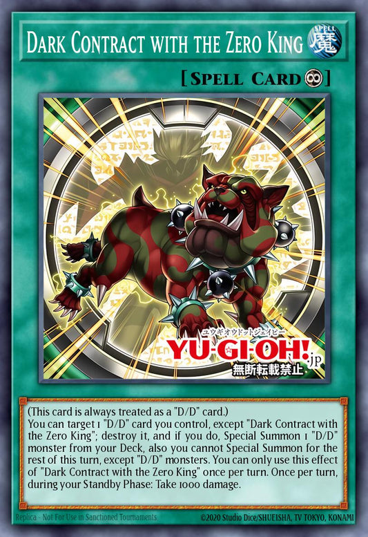 Dark Contract with the Zero King 1st Edition DOOD (Common) EU English