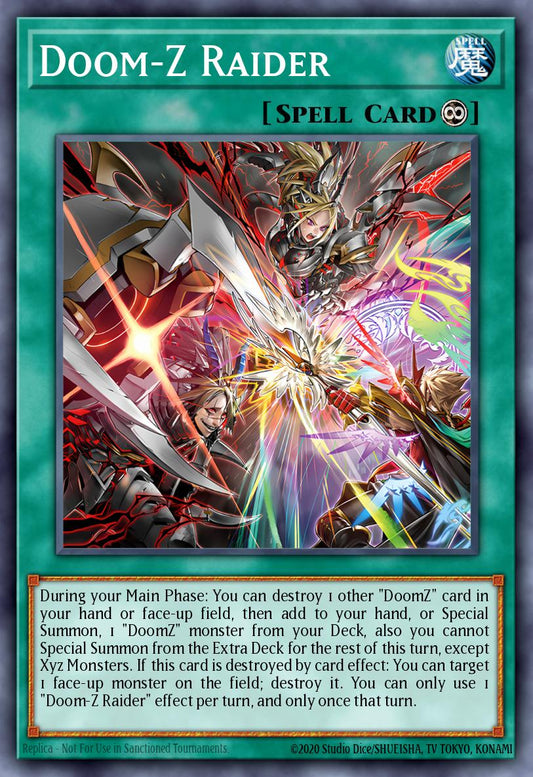 DoomZ Raiders 1st Edition DOOD (Super Rare) EU English
