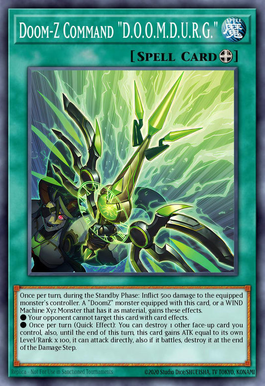 DoomZ Command "D.O.O.M.D.U.R.G." 1st Edition DOOD (Super Rare) EU English