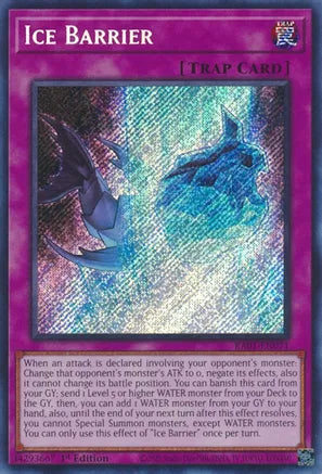 Ice Barrier RA01 Secret Rare US Print