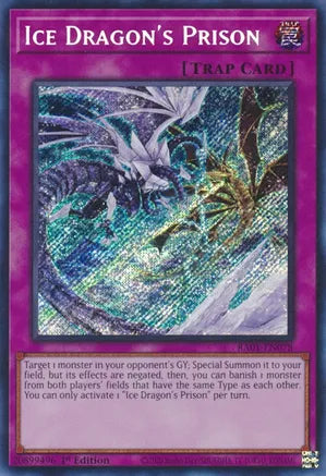 Ice Dragon's Prison RA01 Secret Rare US Print