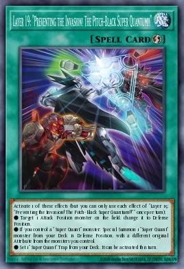 Layer 19: Sudden Incursion! Super Quantum Black!! 1st Edition DUAD (Common) EU English