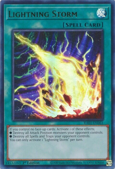 Lightning Storm RA01 Ultra Rare US Print