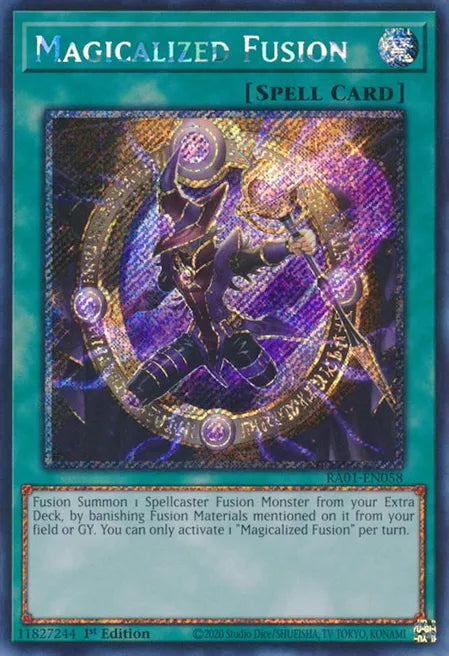 Magicalized Fusion RA01 Platinum Secret Rare US Print