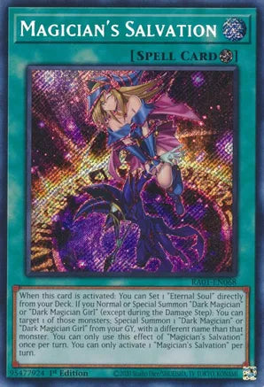 Magician's Salvation RA01 Secret Rare US Print