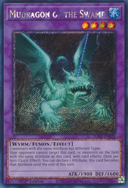 Mudragon of the Swamp RA01 Platinum Secret Rare US Print