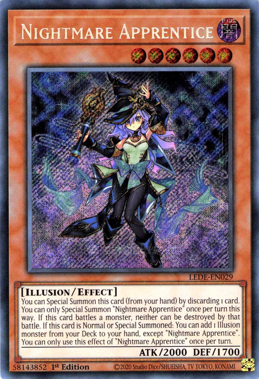 Nightmare Apprentice LEDE Secret Rare EU English