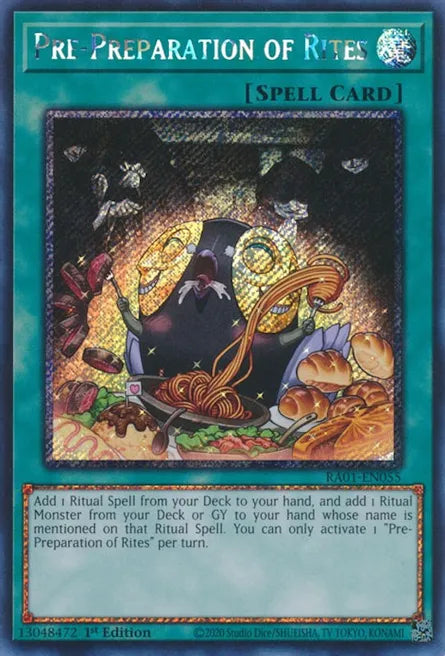 Pre-Preparation of Rites RA01 Platinum Secret Rare US Print