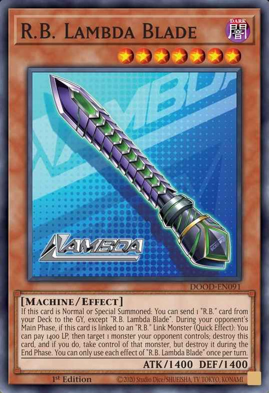 R.B. Lambda Blade 1st Edition DOOD (Common) EU English