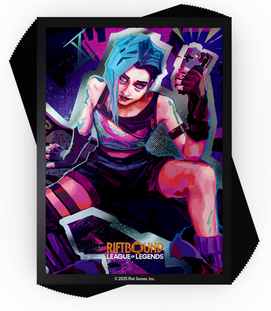 Riftbound League of Legends TCG - Origins - 100 pcs Art Sleeves Jinx
