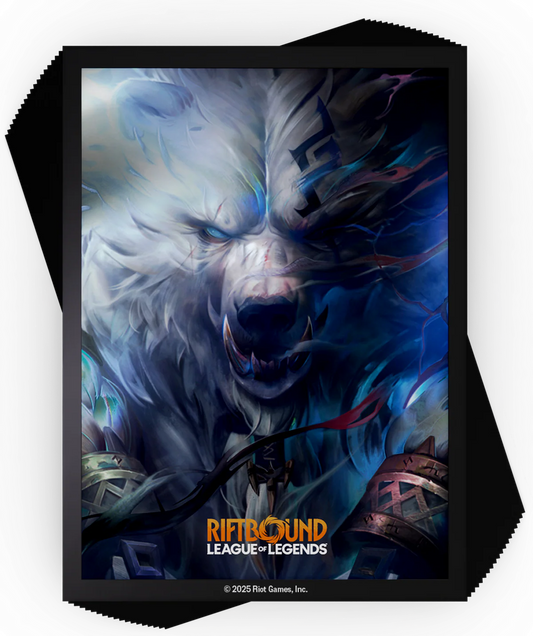 Riftbound League of Legends TCG - Origins - 100 pcs Art Sleeves Volibear
