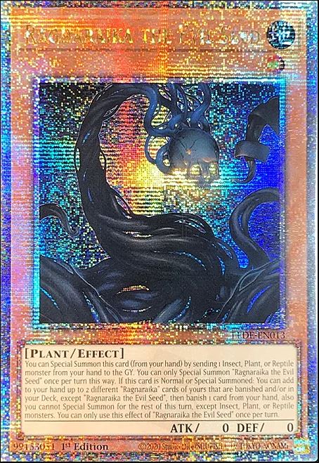 Ragnaraika the Evil Seed LEDE Quarter Century Secret Rare EU English