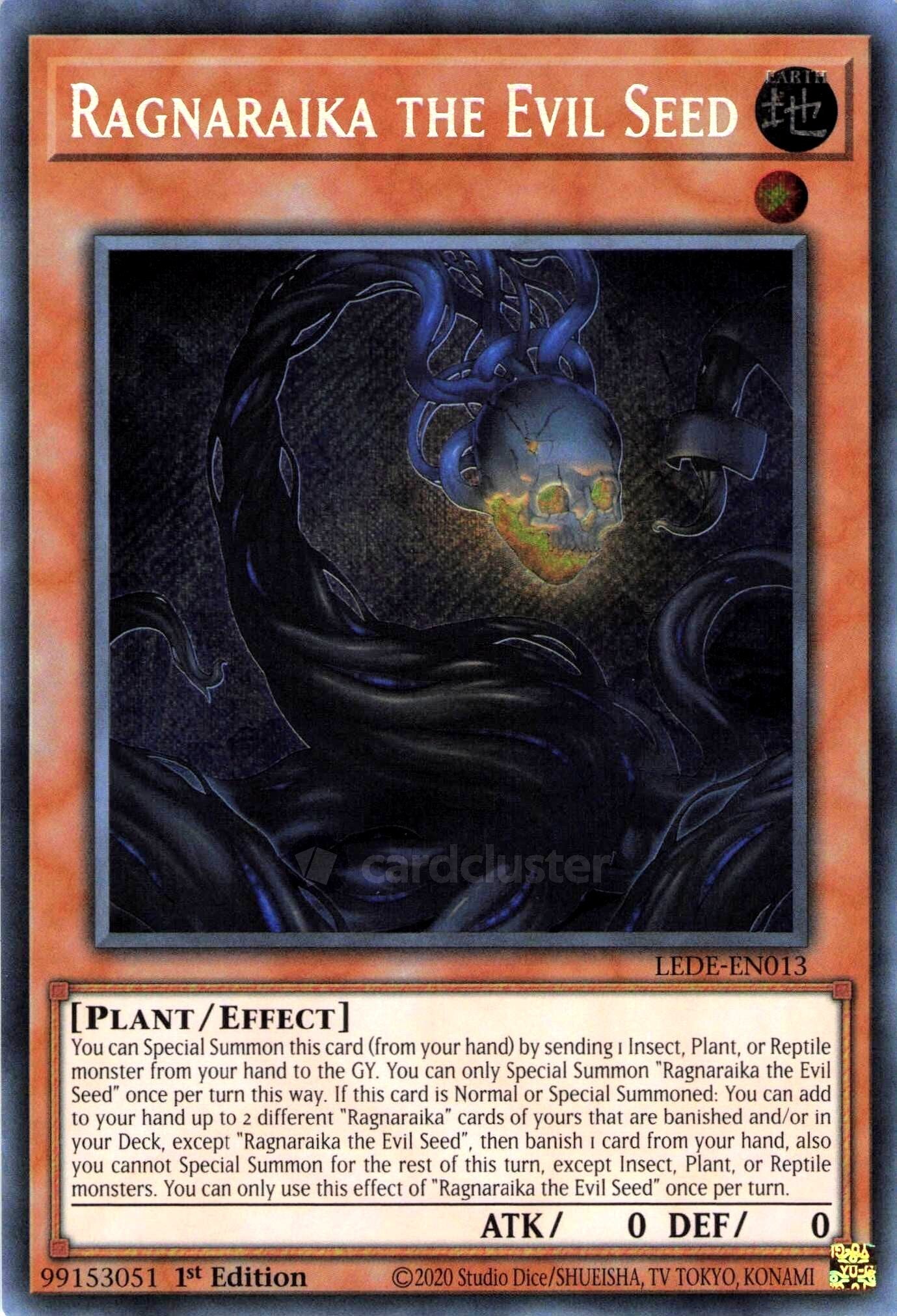 Ragnaraika the Evil Seed LEDE Secret Rare EU English