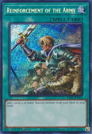 Reinforcement of the Army RA01 Secret Rare US Print