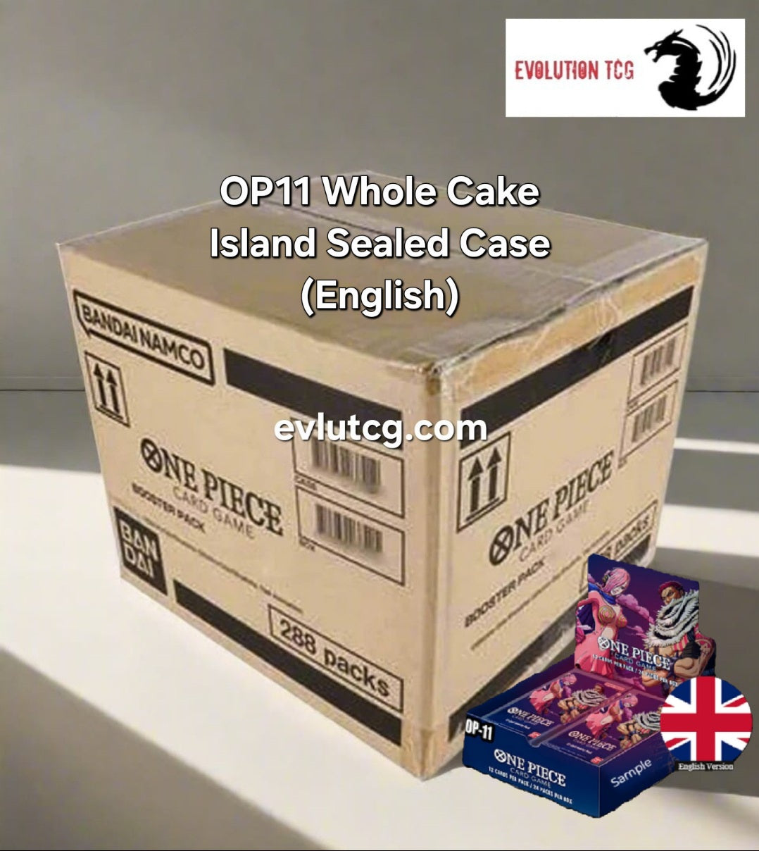 One Piece OP11 Whole Cake Island Sealed Case (12x Booster Boxes) [English] Pre-order