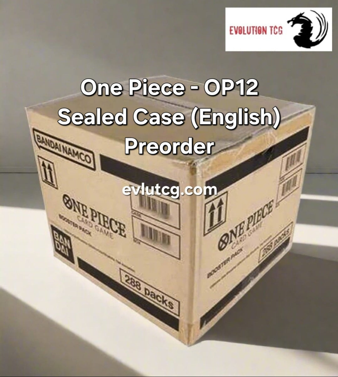 One Piece OP12 Sealed Case (12x Booster Boxes) English Preorder