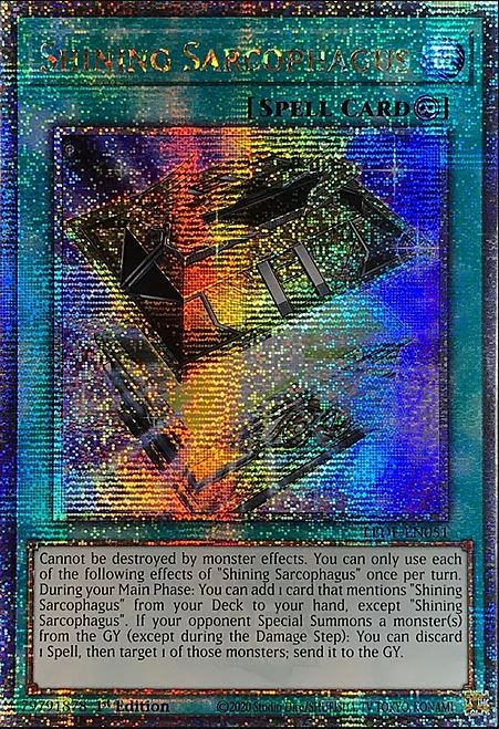 Shining Sarcophagus LEDE Quarter Century Secret Rare EU English